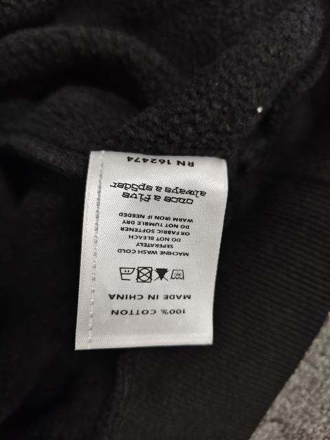[On Sale] 1:1 Top Quality Black Red Outline Bubble Star Pullover Hoodie