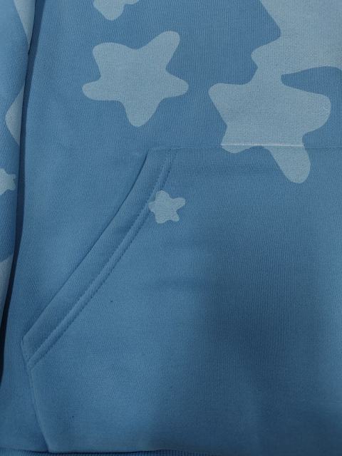 [On Sale] 1:1 Top Quality Light Blue Tonal Bubble Star Hoodie