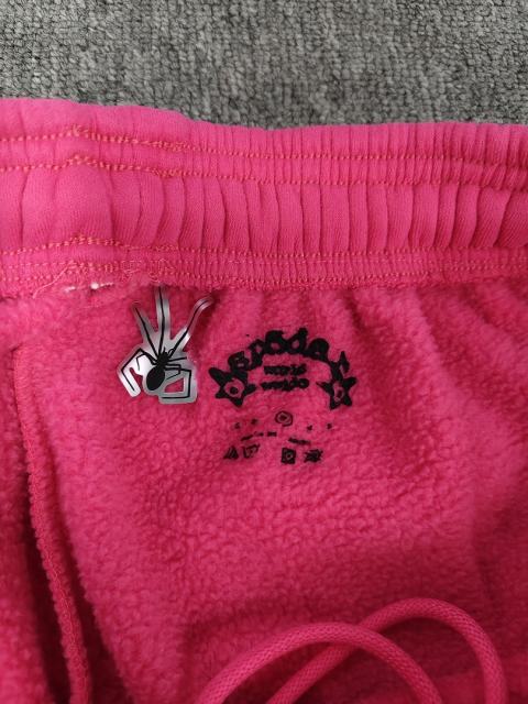[ON SALE] Pink Vertical Rhinestone Dual Slogan Multi-Color Star Jogger Sweat Pants