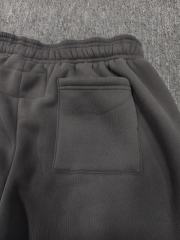 [ON SALE] Charcoal Grey Green Rhinestone Vertical Jogger Sweat Pants