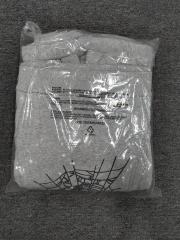 [On Sale] 1:1 Top Quality Heather Grey I Love Sp5der Heart Spider Web Pullover Hoodie