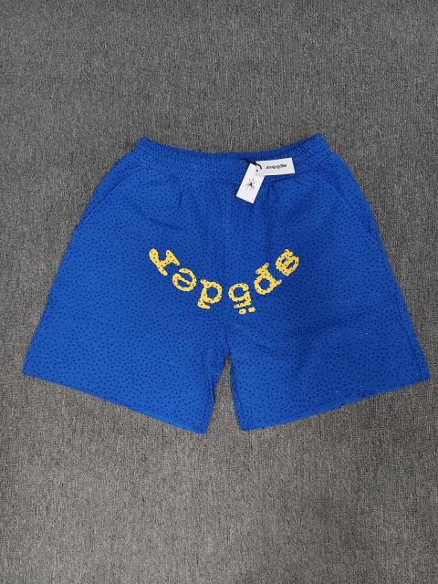 Blue All Over VVS Rhinestone Shorts