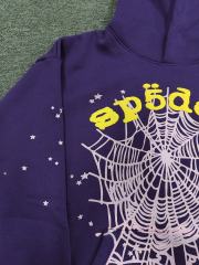 [On Sale] 1:1 Top Quality Purple Yellow Arch Pink Spider Web Star Pullover Hoodie