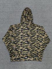 [On Sale] 1:1 Top Quality Dark Green Hood Rivet Chenille Spider Web Full Zip Hoodie
