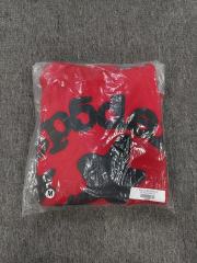 [On Sale] 1:1 Top Quality Red Black Big Star Arch Pullover Hoodie