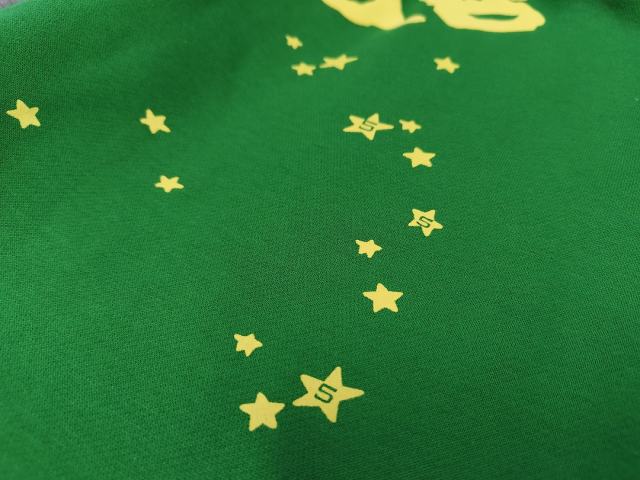 [ON SALE] Kelly Green Yellow Reversed Arch Star Jogger Sweat Pants