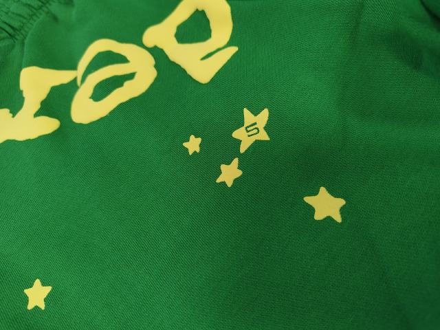 [ON SALE] Kelly Green Yellow Reversed Arch Star Jogger Sweat Pants