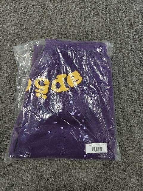 [ON SALE] Purple Yellow Reversed Arch Star Jogger Sweat Pants