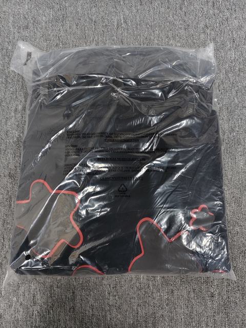 [On Sale] 1:1 Top Quality Black Red Outline Bubble Star Pullover Hoodie