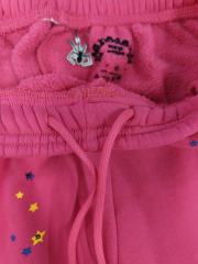 [ON SALE] Pink Vertical Rhinestone Dual Slogan Multi-Color Star Jogger Sweat Pants
