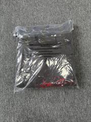 [On Sale] 1:1 Top Quality Dark Grey Red Spider Web White Star Pullover Hoodie