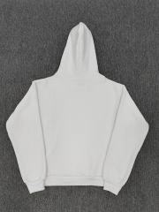 [On Sale] 1:1 Top Quality White Gradient Green Yellow Spider Web Pullover Hoodie