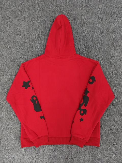 [On Sale] 1:1 Top Quality Red Black Big Star Arch Pullover Hoodie