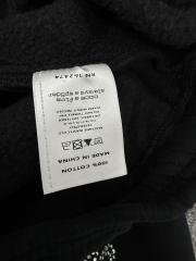 [ON SALE] Black Full Rhinestone Star Reverse Arch Jogger Sweat Pants
