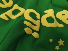 [ON SALE] Kelly Green Yellow Reversed Arch Star Jogger Sweat Pants