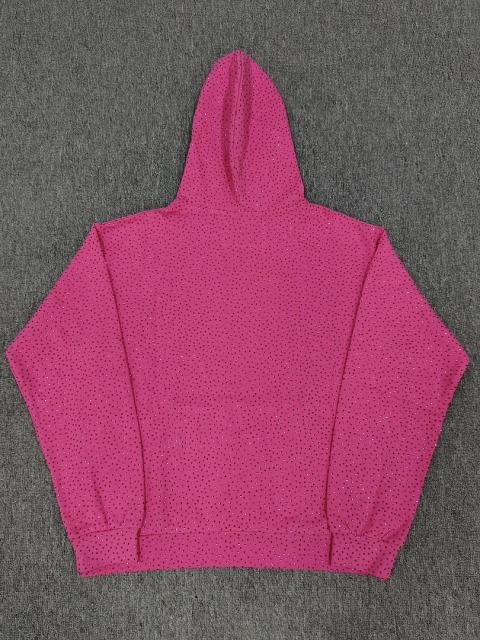 [On Sale] Sp*der Pink All Over VVS Rhinestone Pullover Hoodie