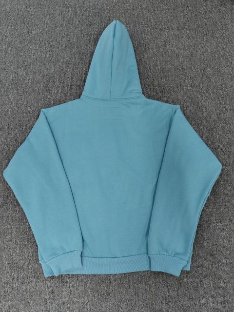 [On Sale] 1:1 Top Quality Light Blue Tonal Gradient Spider Web Pullover Hoodie