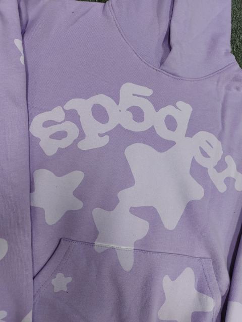 [On Sale] Sp*der Light Purple Tonal Bubble Star Hoodie