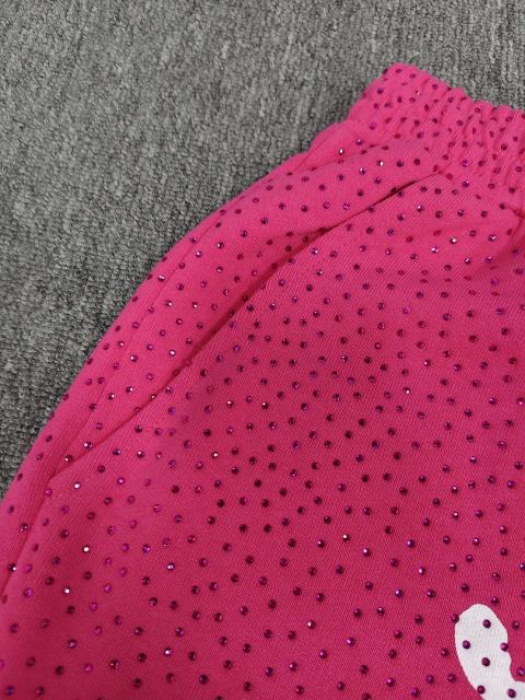 Pink All Over VVS Rhinestone Shorts