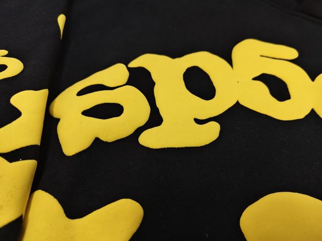 [On Sale] 1:1 Top Quality Black Yellow Big Star Arch Pullover Hoodie