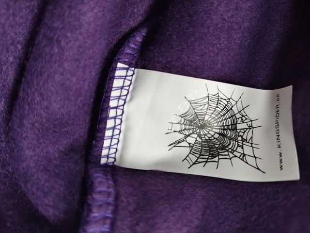 [On Sale] 1:1 Top Quality Purple Yellow Arch Pink Spider Web Star Pullover Hoodie