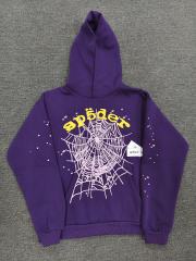 [On Sale] 1:1 Top Quality Purple Yellow Arch Pink Spider Web Star Pullover Hoodie
