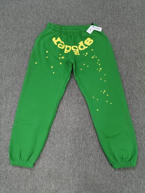 [ON SALE] Kelly Green Yellow Reversed Arch Star Jogger Sweat Pants