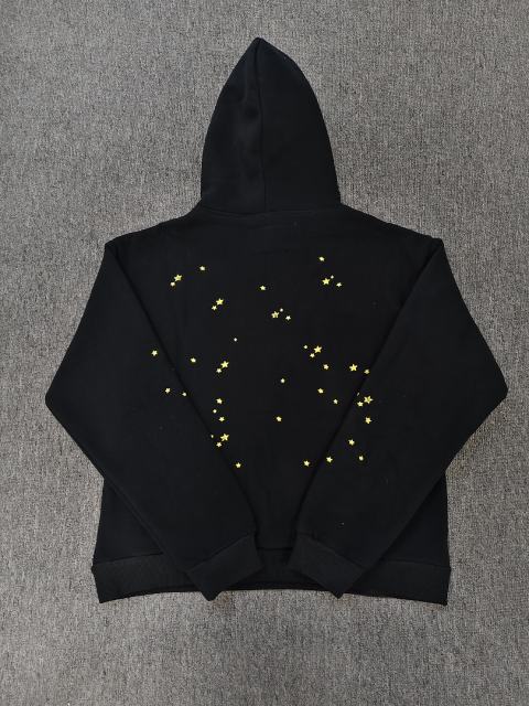 [On Sale] 1:1 Top Quality Black Atlanta Star Spider Web Hoodie