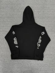 [On Sale] 1:1 Top Quality Black Full Rhinestone Star Arch Pullover Hoodie