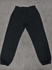 [ON SALE] Black Vertical Yellow Star-Integrated Logo Jogger Sweat Pants
