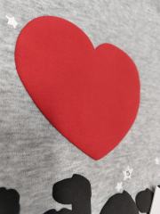 [On Sale] 1:1 Top Quality Heather Grey I Love Sp5der Heart Spider Web Pullover Hoodie