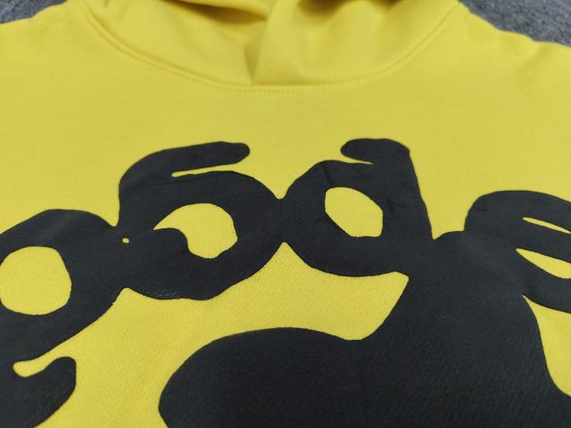 [On Sale] 1:1 Top Quality Yellow Black Big Star Arch Pullover Hoodie