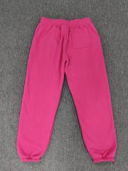 [ON SALE] Pink Vertical Rhinestone Dual Slogan Multi-Color Star Jogger Sweat Pants