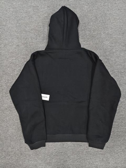 [On Sale] 1:1 Top Quality Black Tonal Grey Spider Web Pullover Hoodie