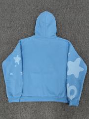 [On Sale] 1:1 Top Quality Light Blue Tonal Bubble Star Hoodie