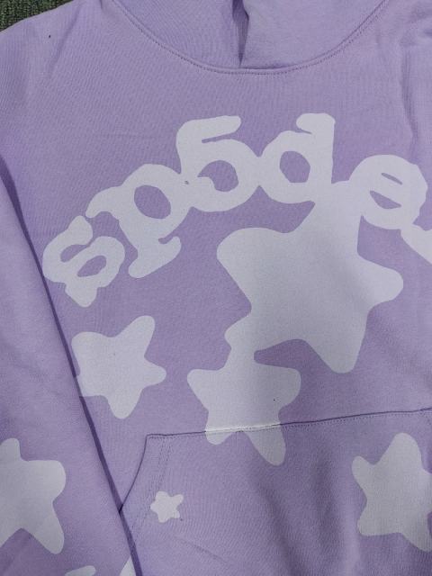 [On Sale] Sp*der Light Purple Tonal Bubble Star Hoodie