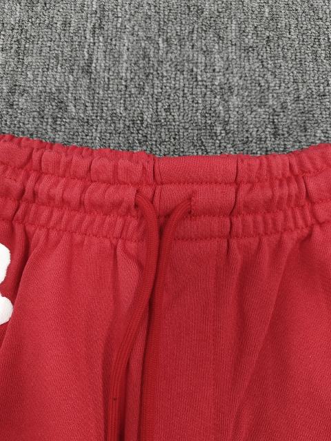 [1:1 Top Quality] Denim Tears Red Cotton Wreath Shorts