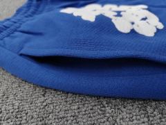 [1:1 Top Quality] Denim Tears Royal Blue Cotton Wreath Jogger Sweatpants