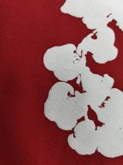 [1:1 Top Quality] Denim Tears Red Cotton Wreath Shorts
