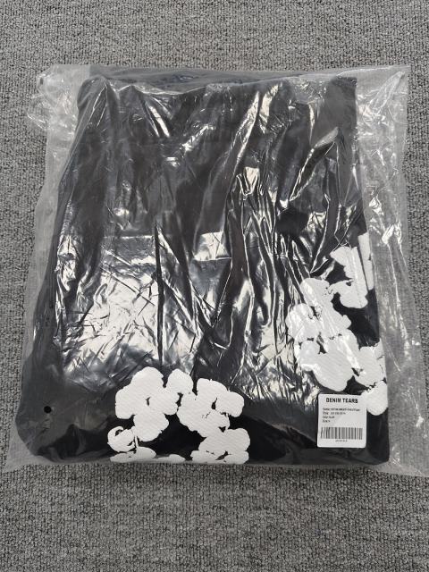 [1:1 Top Quality] Denim Tears Royal Blue Cotton Wreath Jogger Sweatpants