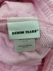 [1:1 Top Quality] Denim Tears Pink Cotton Wreath Jogger Sweatpants