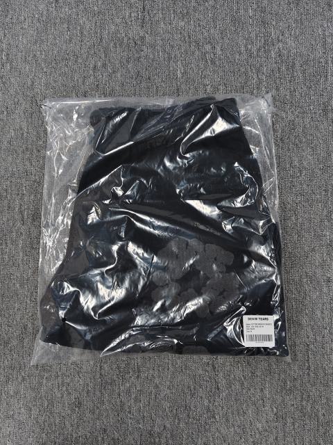 [1:1 Top Quality] Denim Tears Mono Black Cotton Wreath Shorts