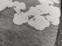 [1:1 TOP QUALITY] Denim Tears Gray Foam Cotton Wreath Zipped Hoodie