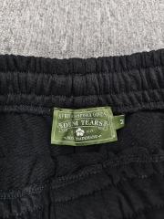 [1:1 Top Quality] Denim Tears Black Cotton Wreath Shorts