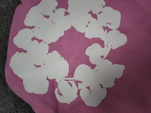 [1:1 TOP QUALITY] Denim Tears Pink Foam Cotton Wreath Pullover Hoodie