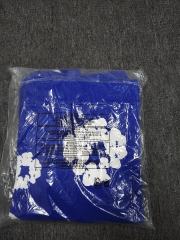 [1:1 TOP QUALITY] Denim Tears Royal Blue Foam Cotton Wreath Pullover Hoodie