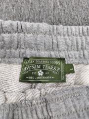 [1:1 Top Quality] Denim Tears Gray Cotton Wreath Shorts