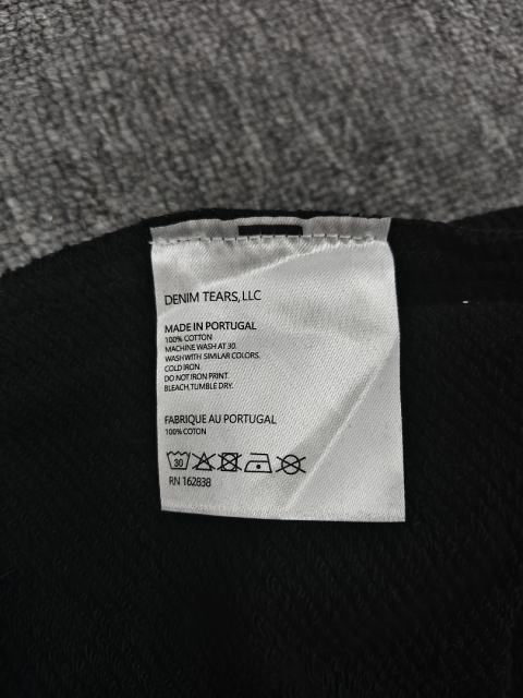 [1:1 Top Quality] Denim Tears Mono Black Cotton Wreath Shorts