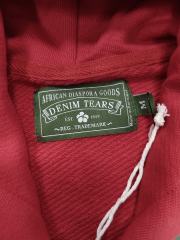[1:1 TOP QUALITY] Denim Tears Red Foam Cotton Wreath Zipped Hoodie