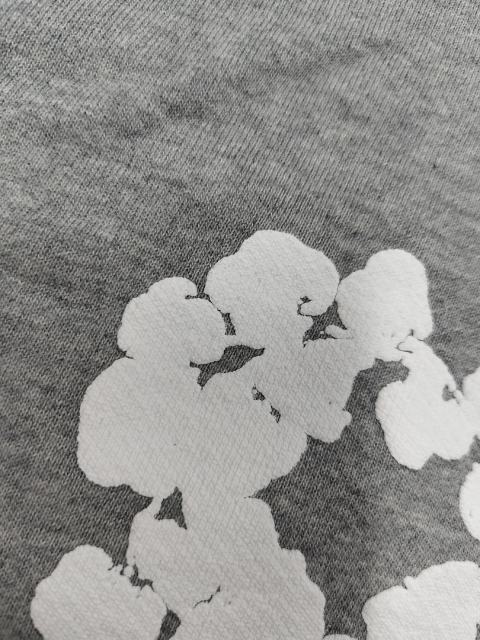 [1:1 Top Quality] Denim Tears Gray Cotton Wreath Shorts